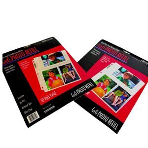 Ultra Pro 4x6 Photo Refill Sheets 2 packs